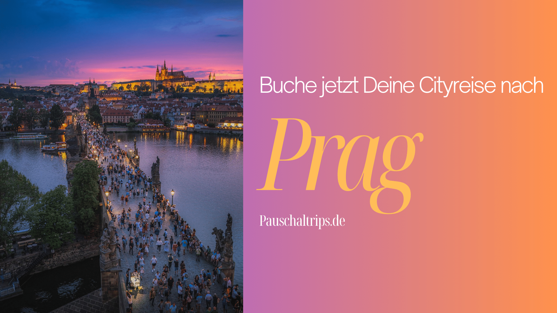 Buche eine Cityreise im September nach Prag