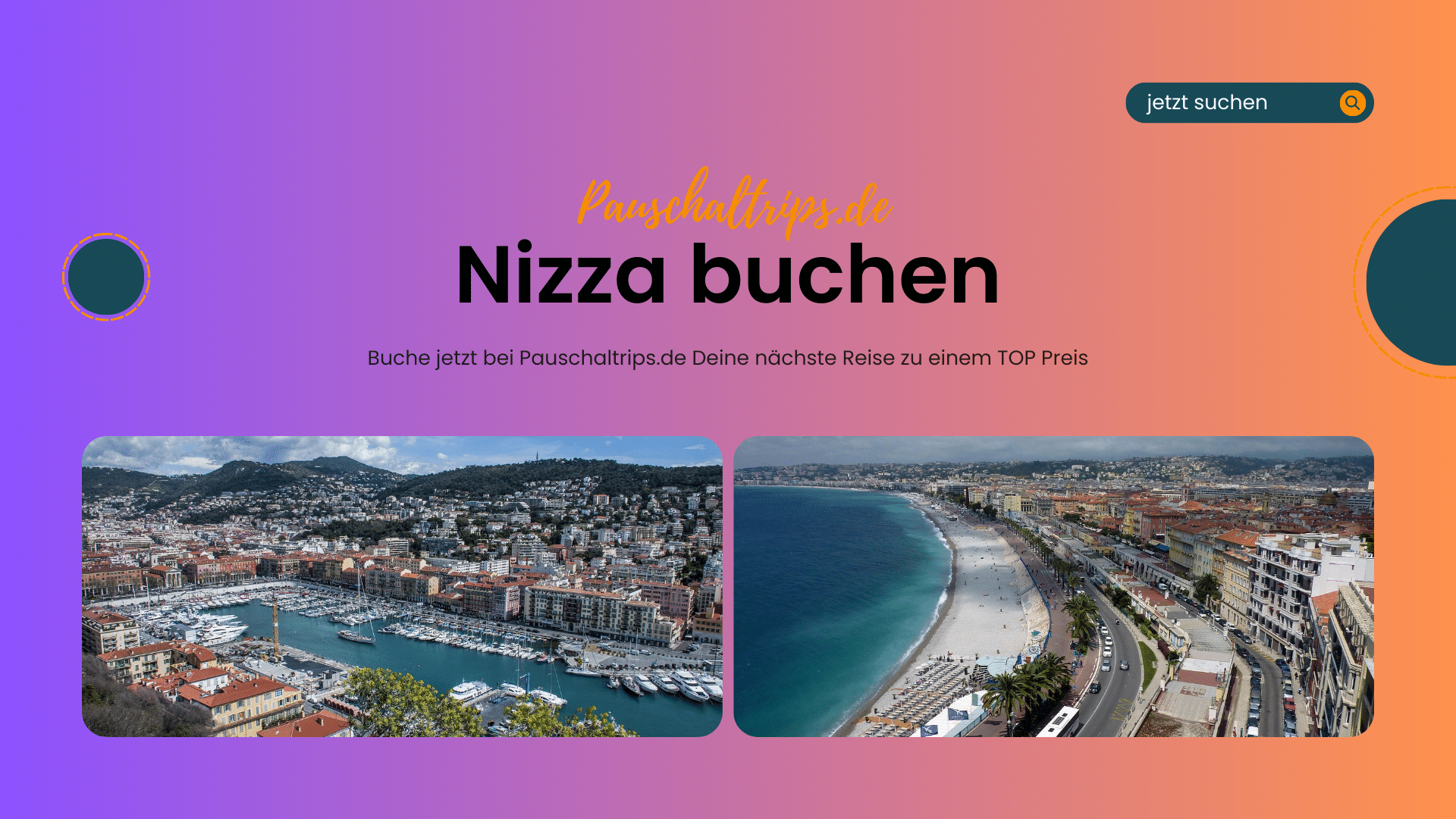 Buche eine Cityreise im März nach Nizza